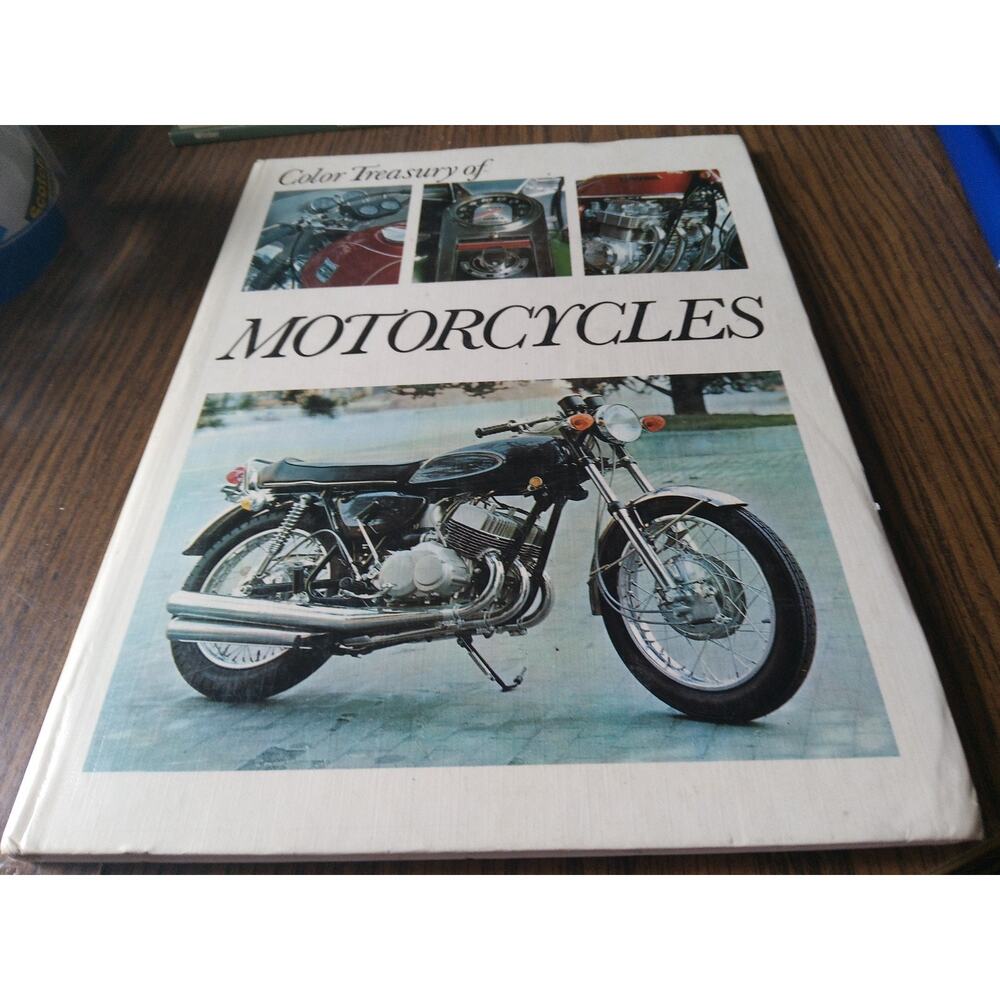 Color Treasury Of Motorcycles 1973 Crescent Books